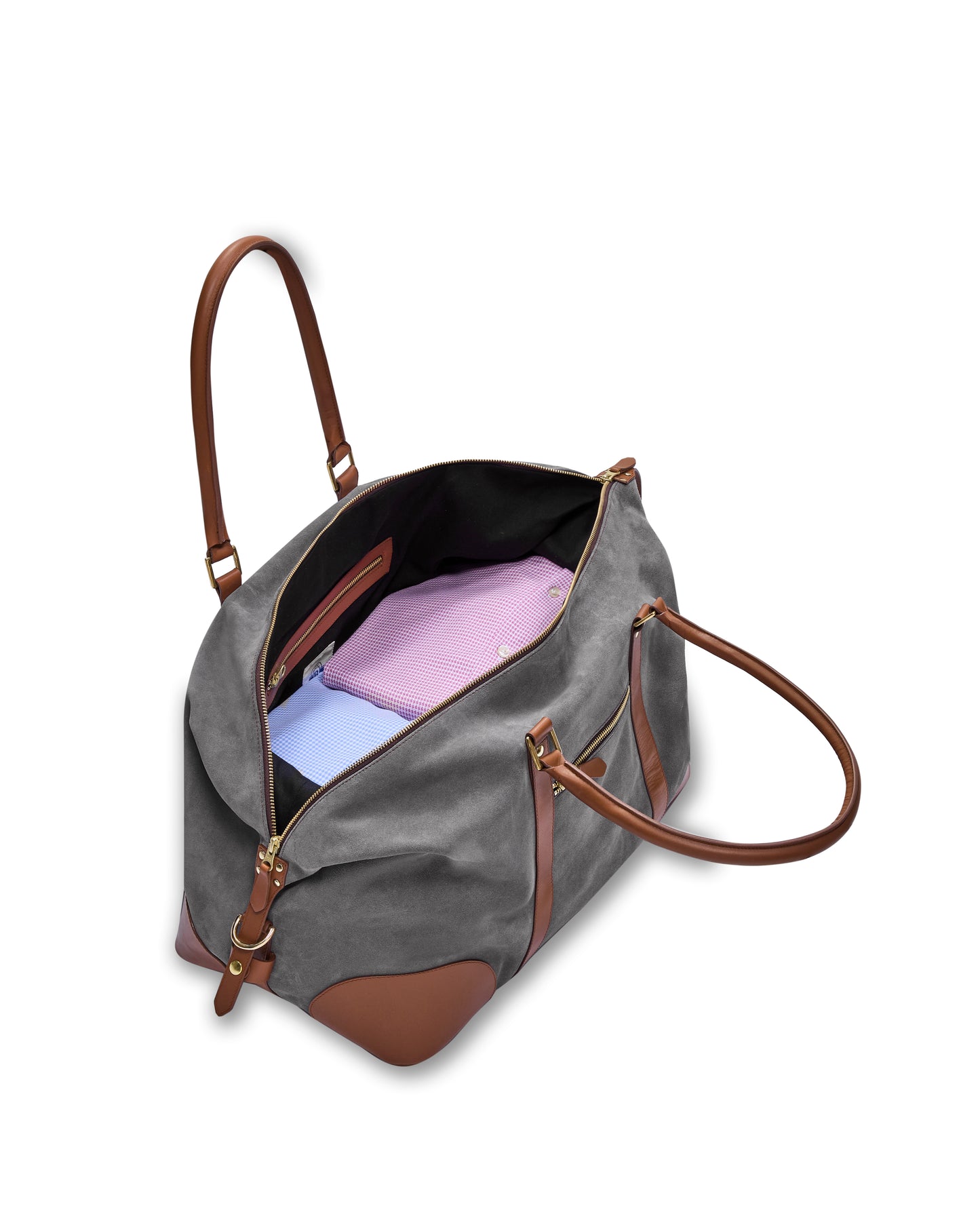 Suede Weekend Bag