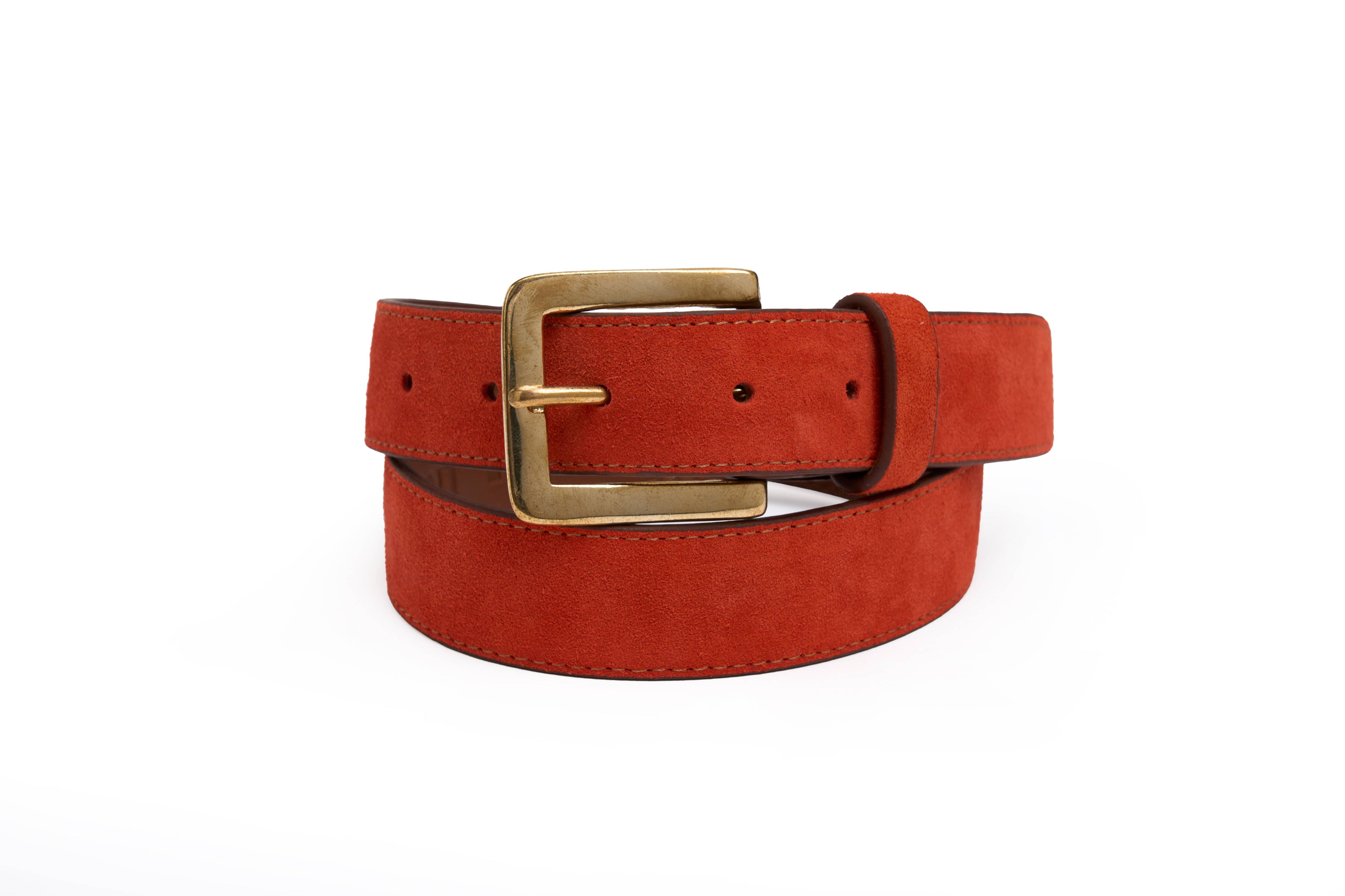 Suede Belt (Orange)