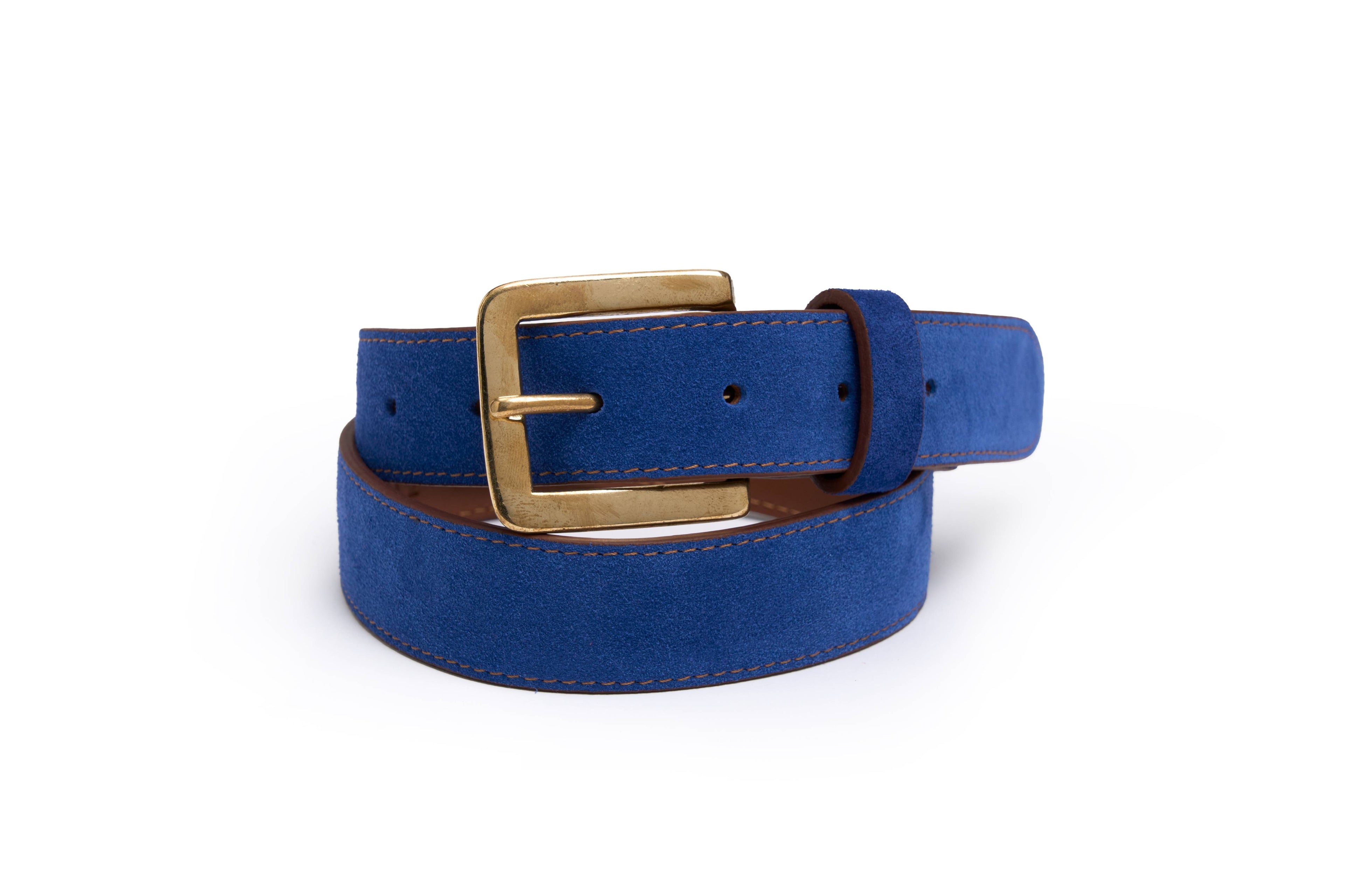 Suede Belt (Royal Blue)
