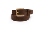Suede Belt - Chocolate