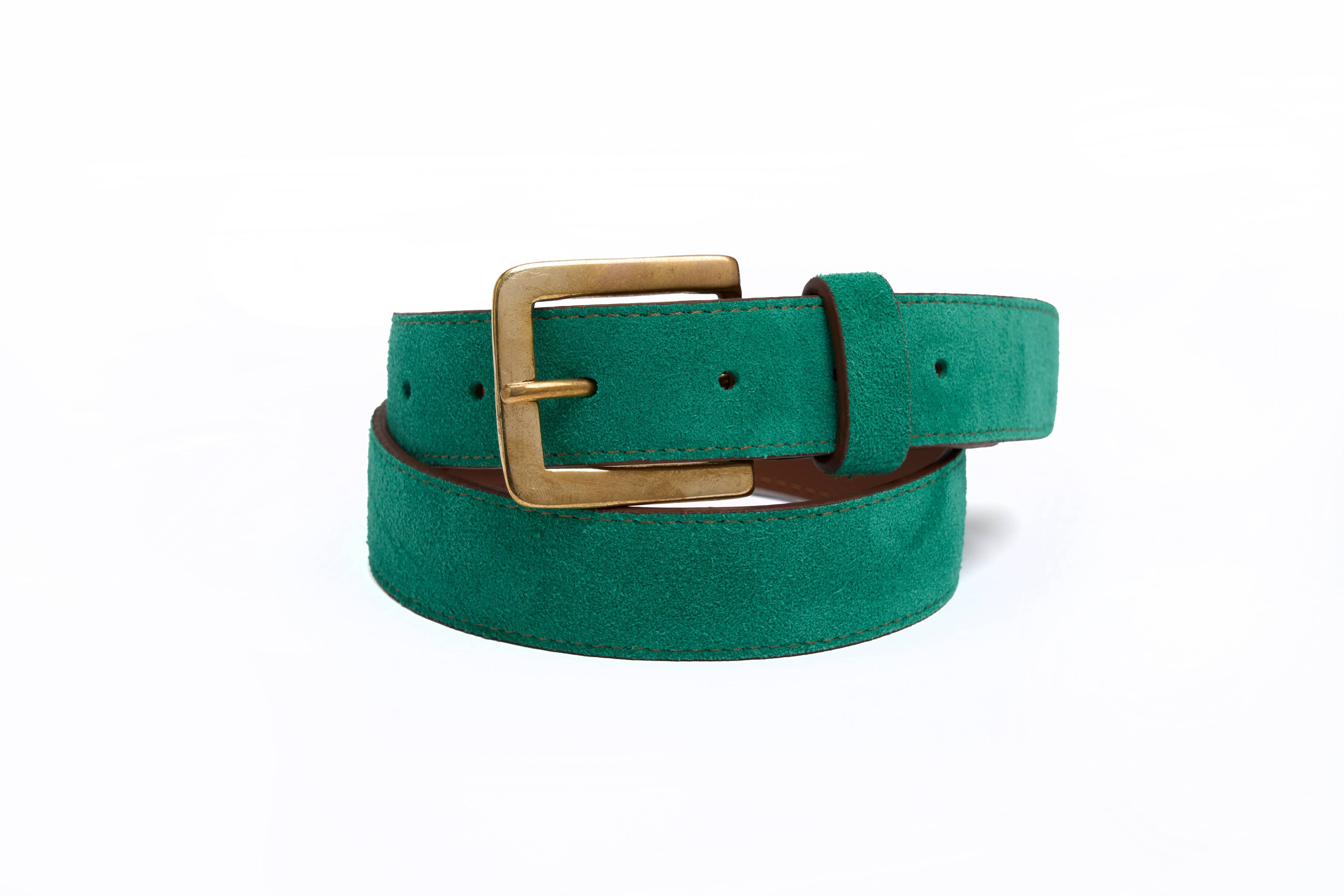 Suede Belt (Mint)