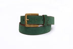 Suede Belt - British Racing Green