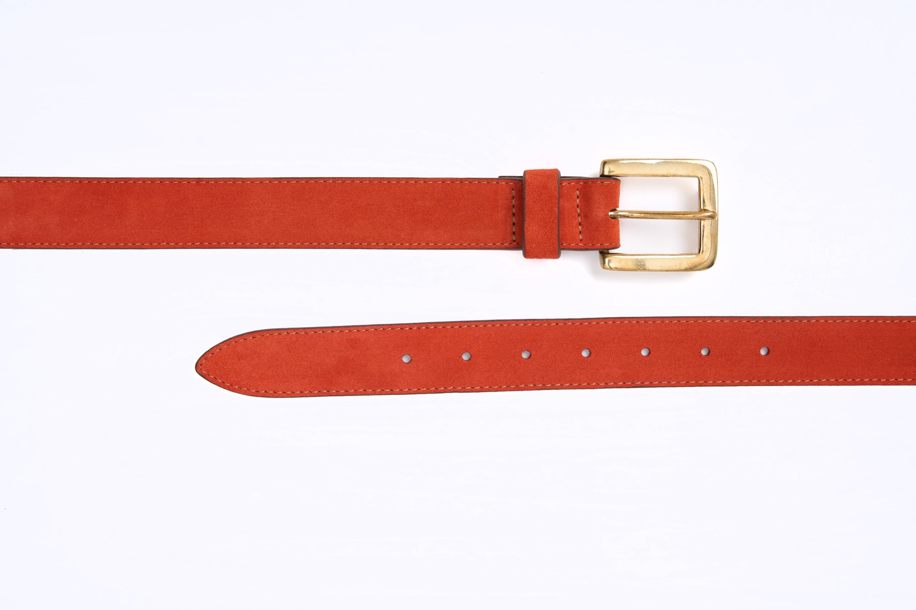Suede Belt (Orange)
