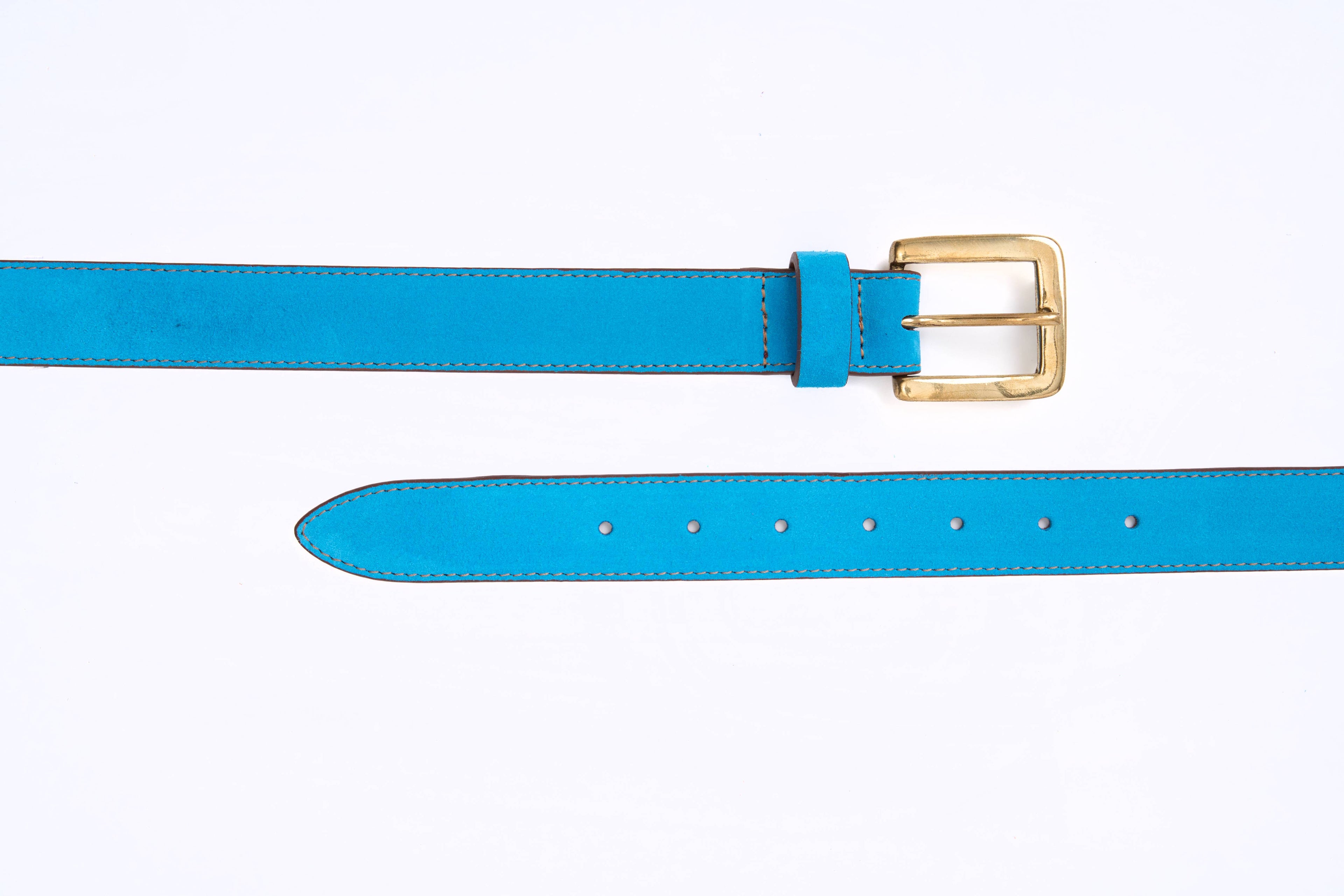 Suede Belt (Turquoise)