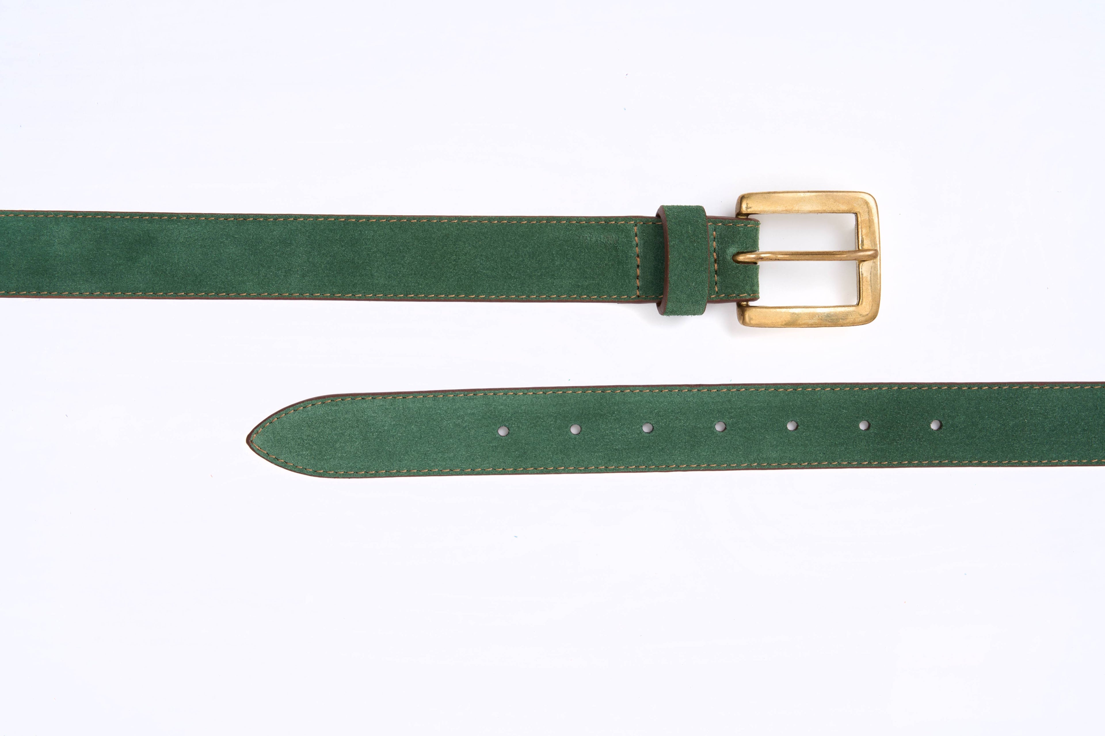 Suede Belt (British Racing Green)