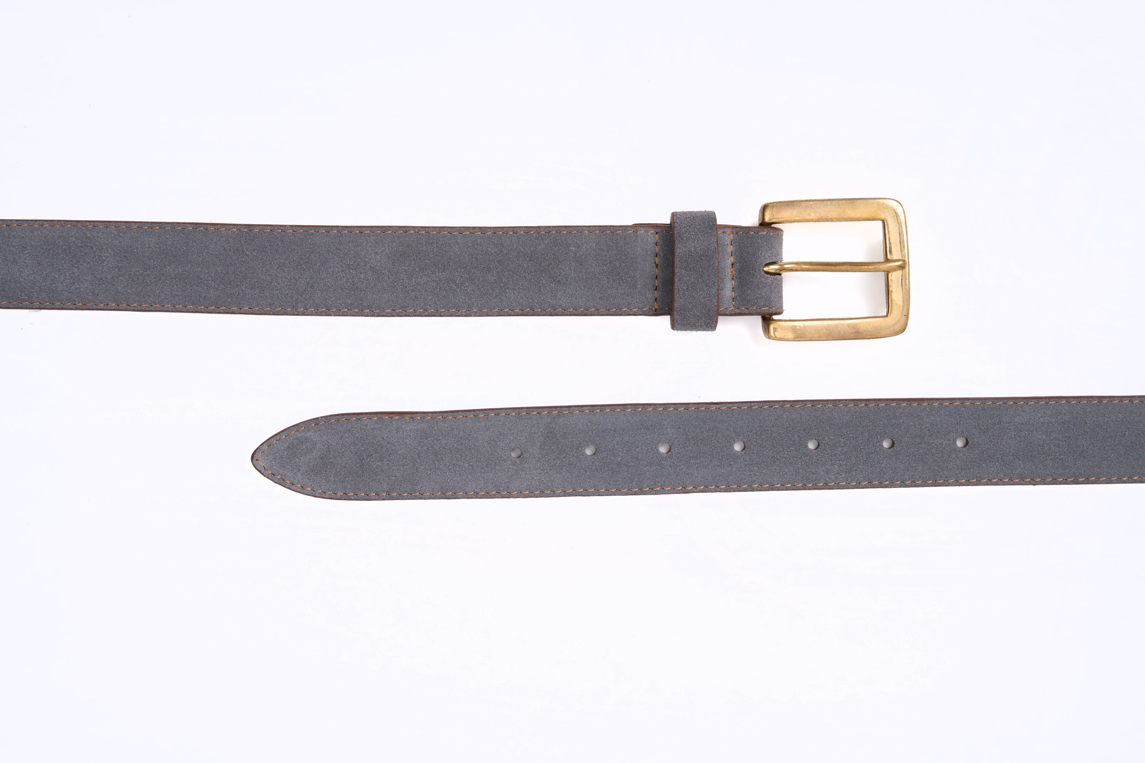 Suede Belt (Grey)
