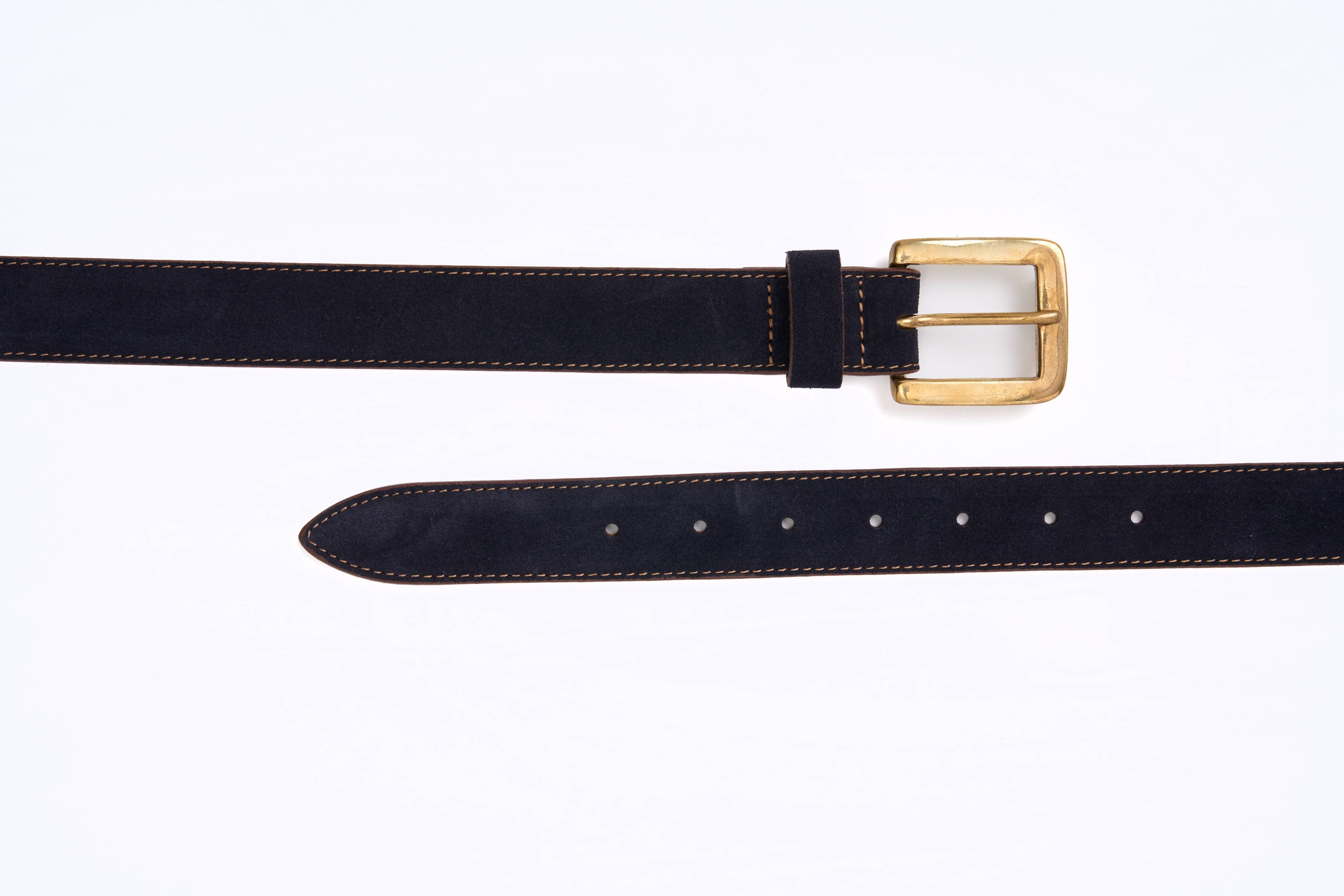 Suede Belt (Navy)