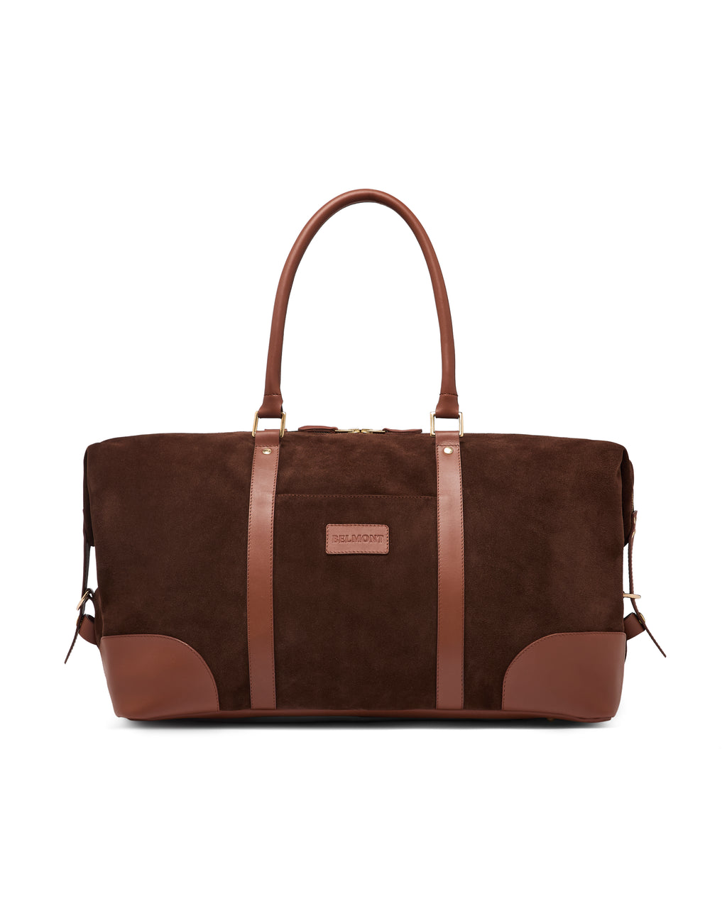 The Raffles Weekender Bag - Chocolate Suede