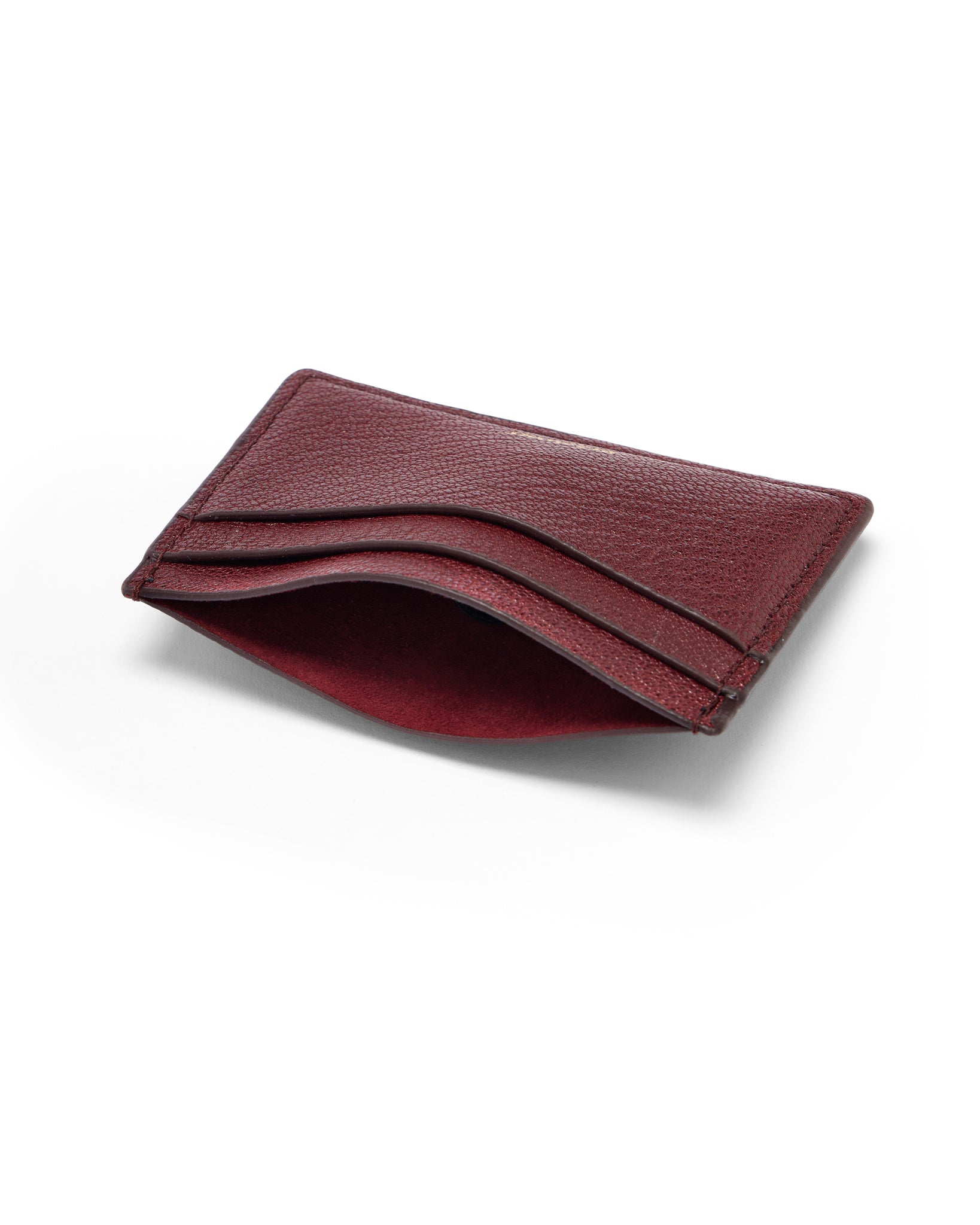 Card Holder in Cranberry