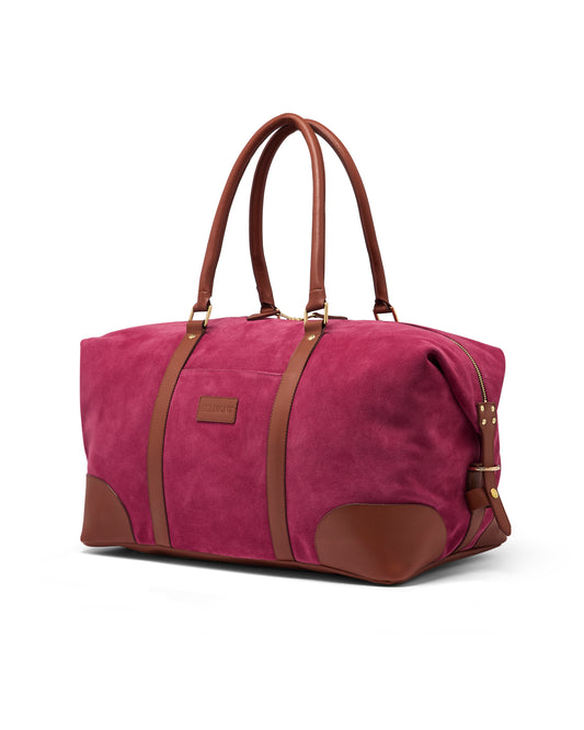 Suede Weekend Bag